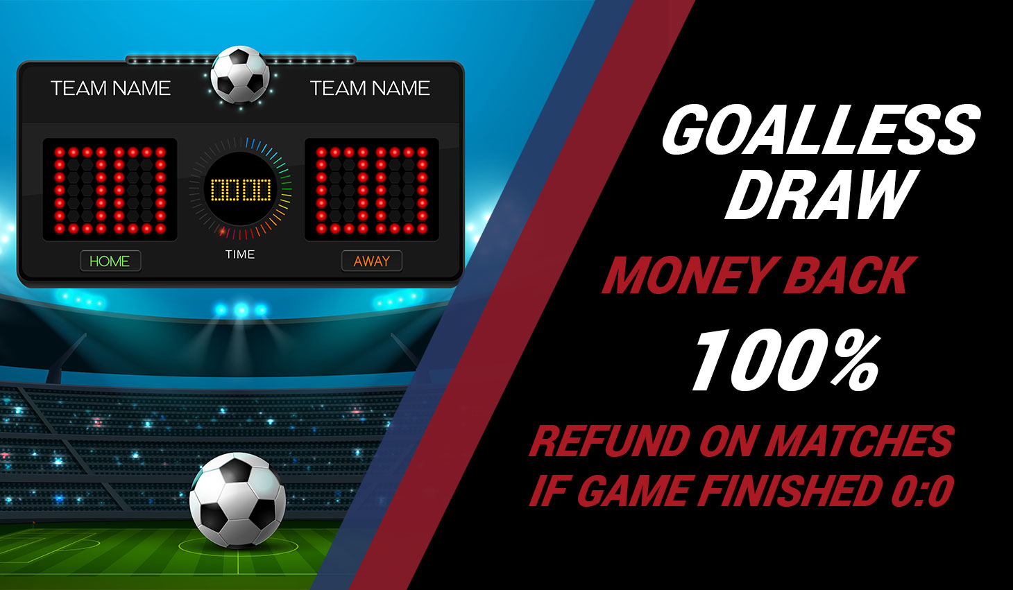Goalless Draw 50% Cashback