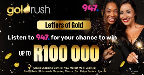 Goldrush Letter of Gold on 947