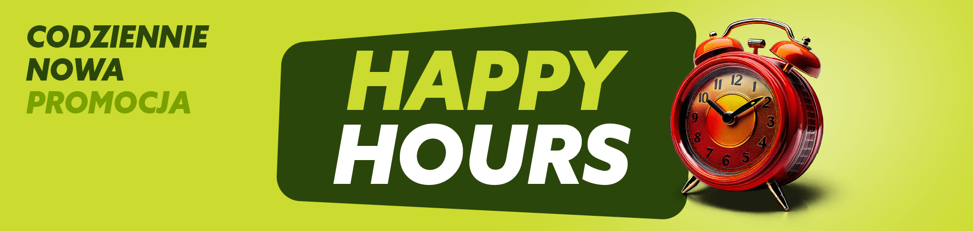 Happy hours grafika nagłówek