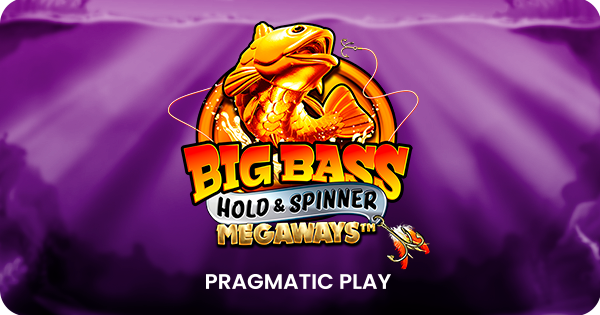 Jogo de slot Big Bass Hold & Spinner Megaways da Pragmatic Play.