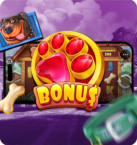 Símbolo Bônus do jogo The Dog House Megaways.