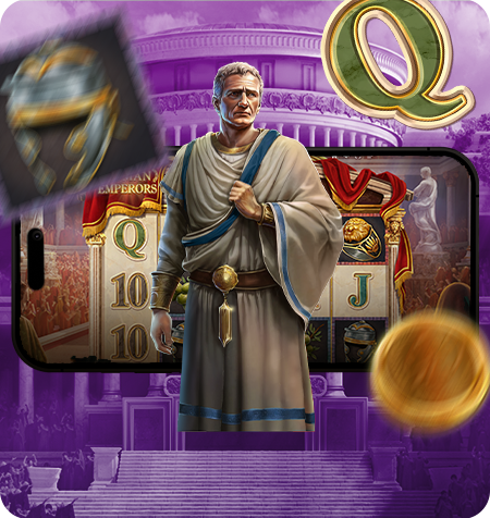 Símbolos do jogo Roman Emperors.