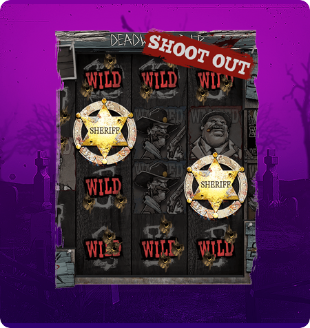 Símbolo Shootout do jogo Deadwood R.I.P.