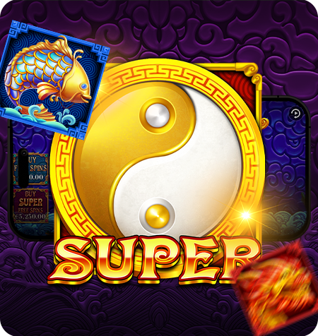 Símbolo Super Scatter do jogo 5 Lions Reborn