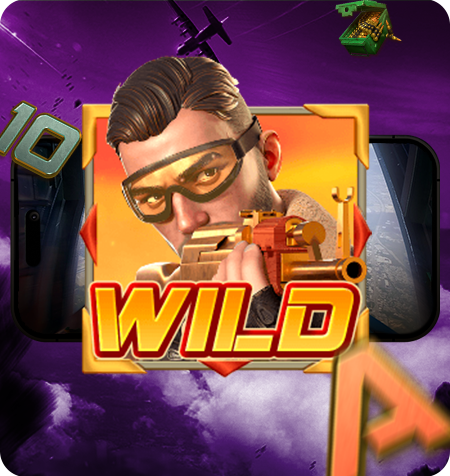 Símbolo Wild do jogo Battleground Royale.