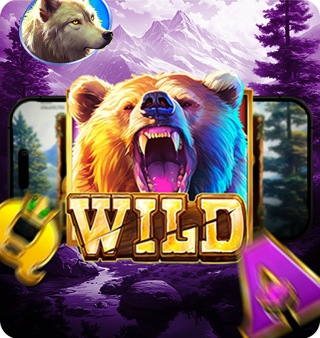 Símbolo Wild do jogo Big Brown.