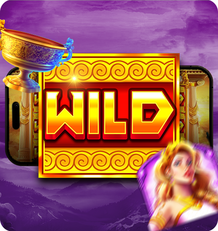 Símbolo Wild do jogo Greek Gods.