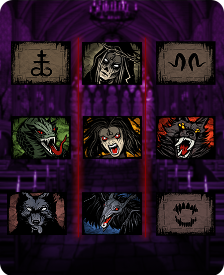 Símbolos do jogo.