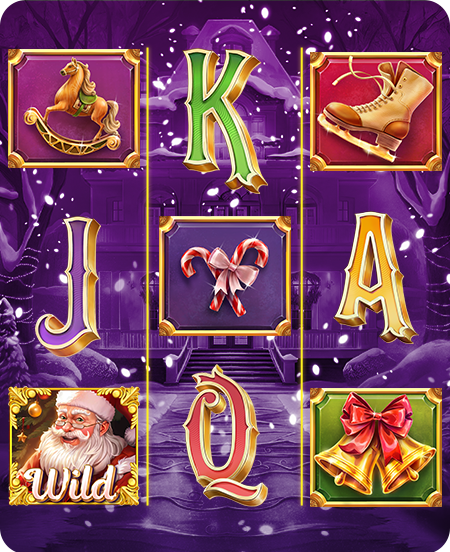 Símbolos do jogo Dear Santa.