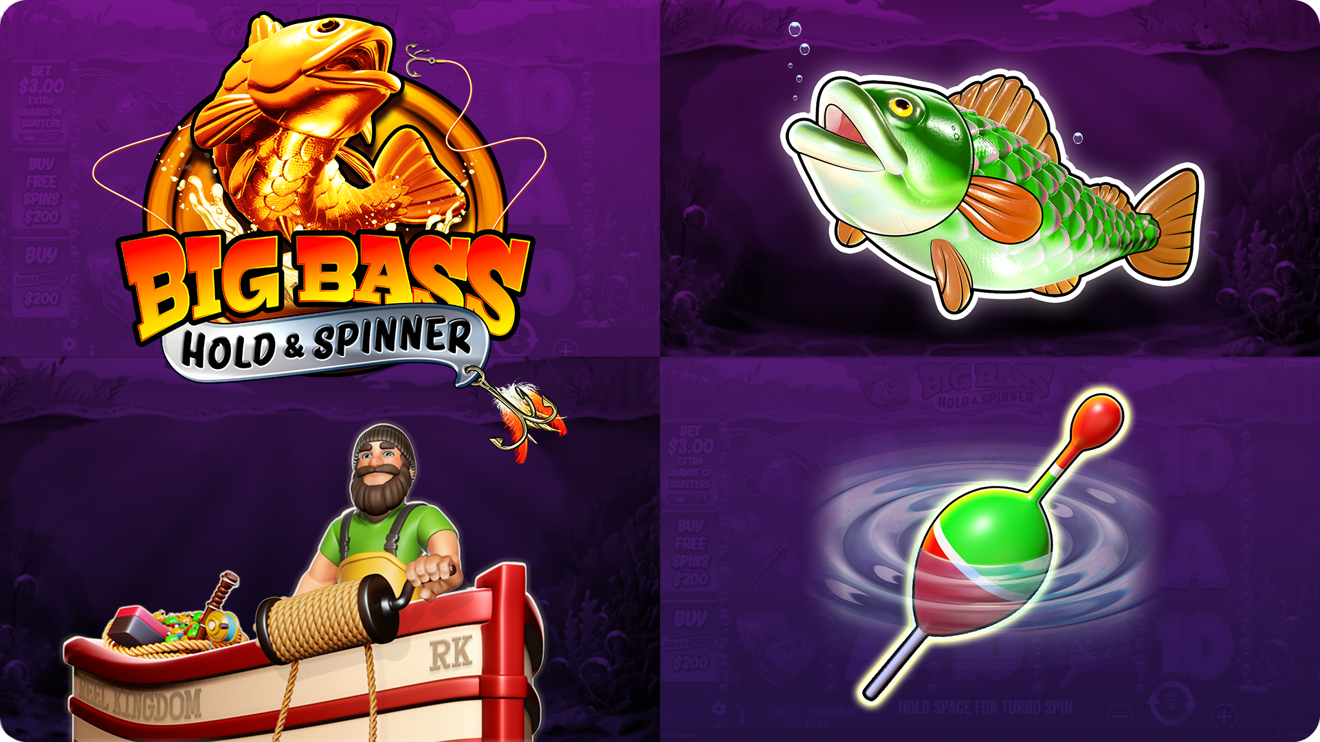Logo do jogo Big bass Bonanza Hold and Snipper