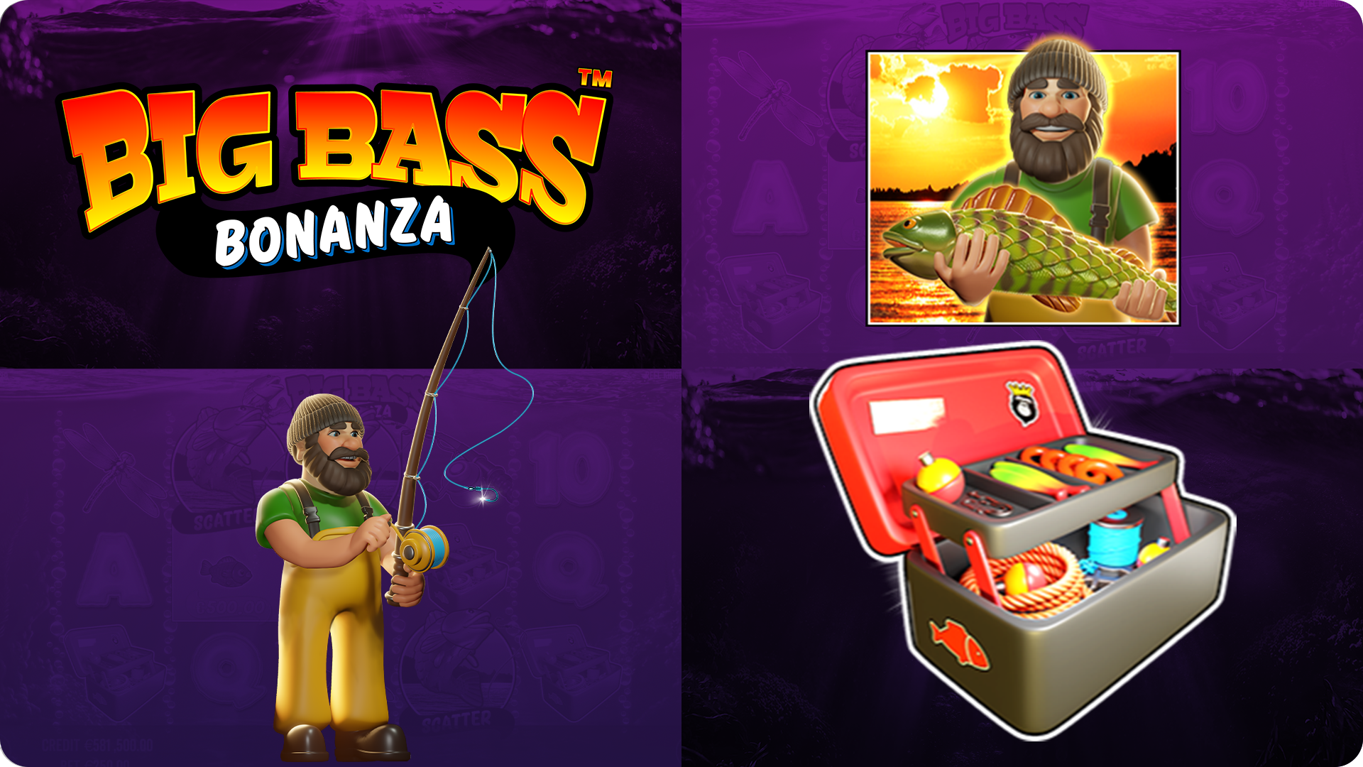 Logo do jogo Big Bass Bonanza