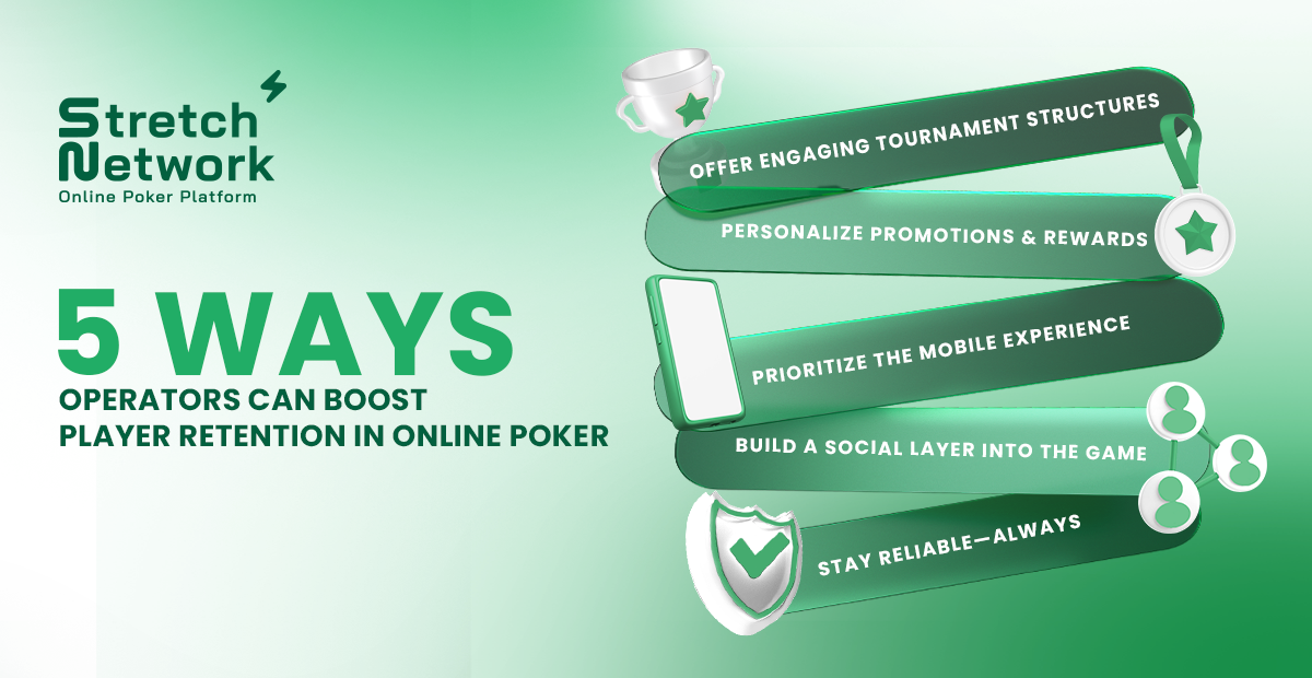 5 WAYS OPERATORS CAN BOOST PLAYER RETENTION IN ONLINE POKER