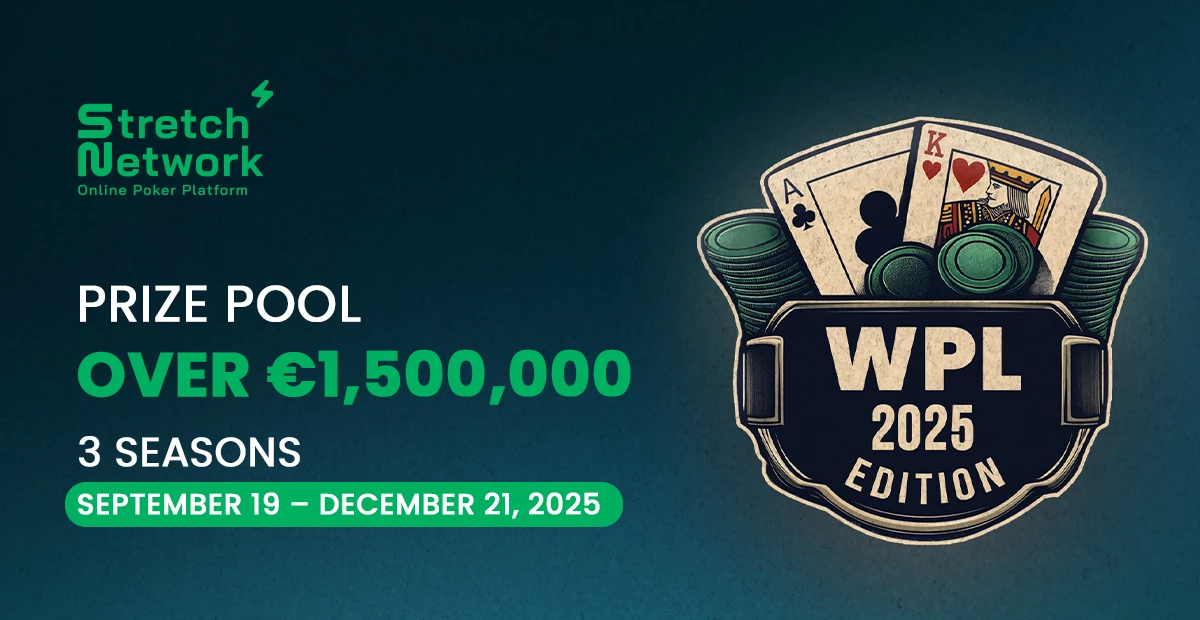 Stretch Network’s World Poker League is Back with a €1,593,000 Prize Pool Across Three Seasons