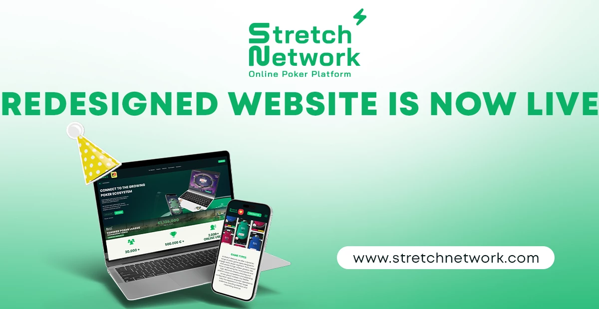 STRETCH NETWORK'S REDESIGNED WEBSITE