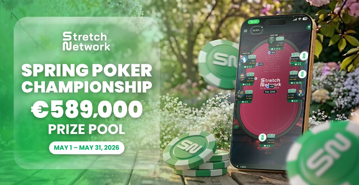 SPRING POKER CHAMPIONSHIP: €589K+ GTD FOR CONSISTENT MAY TRAFFIC