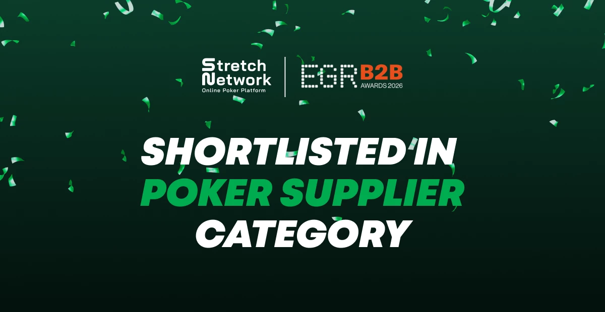 SHORTLISTED IN POKER SUPPLIER CATEGORY AT EGR B2B AWARDS 2026