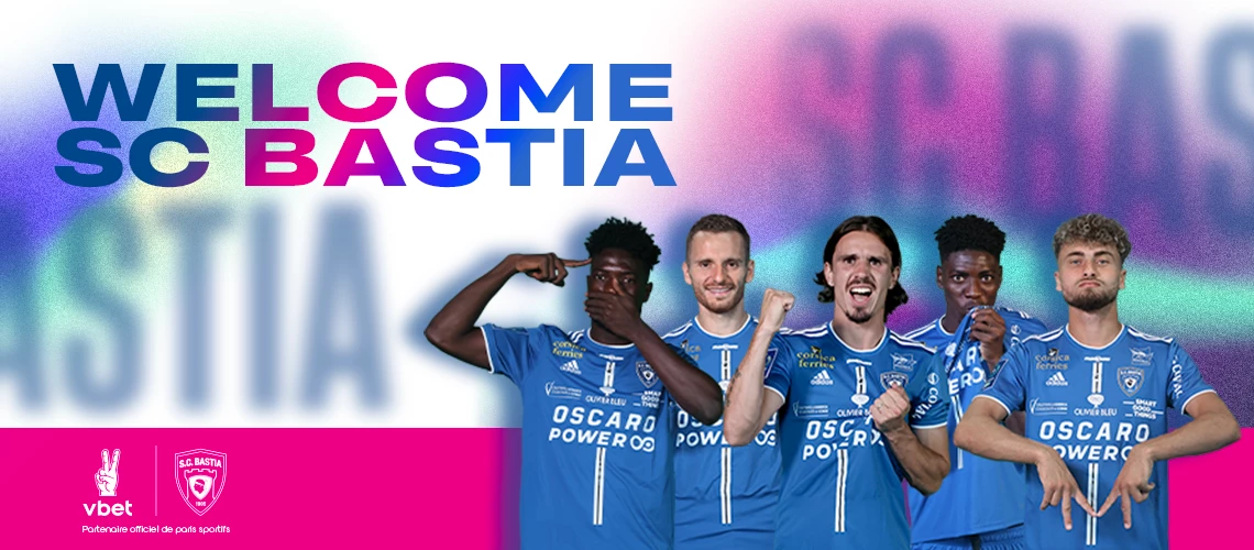 VBET France and Sporting Club di Bastia are proud to announce their partnership